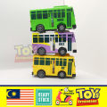 🌈 🚌 Premium 3pcs Bas Taiyo Scale 1:43 🚎 Taiyo The Little Bus 🚌 Pull Back Toy Set 🌈. 