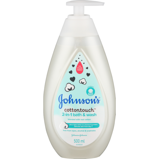 johnsons cottontouch cottontouch 2in 1 bath & wash 500ml