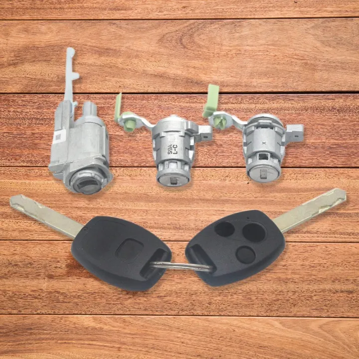 Ignition%20switch%20barrel%20lock%20for%20Honda-1%20x%20Ignition%20barrel%20lock%0D%0A2%20x%20Door%20lock%0D%0A2%20x%20Key-Silver%20-%20Image%206