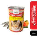 Kitty Cuisine wet food can for cats 380g (Mackerel & Vegitable). 