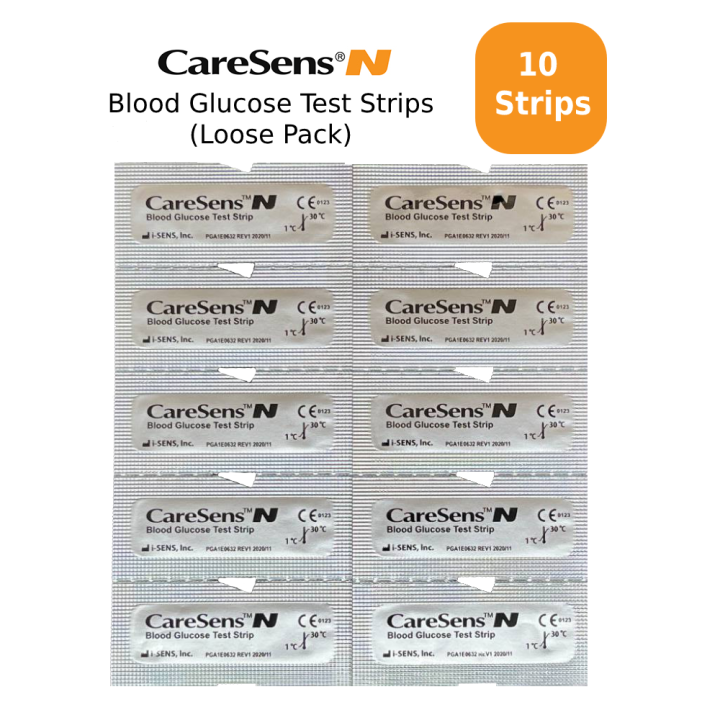 CareSens N Blood Glucose Test Strips (10 strips)