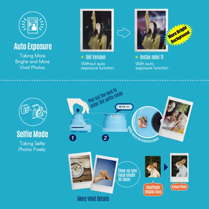 Fujifilm%20instax%20mini%2011%20Instant%20Camera%20Film%20Cam%20Auto%20Exposure%20Control%20Selfie%20Mode%20with%20Wrist%20Strap%20Birthday%20Christmas%20New%20Year%20Festival%20Gift%20for%20Boys%20Girls%20-%20Image%206