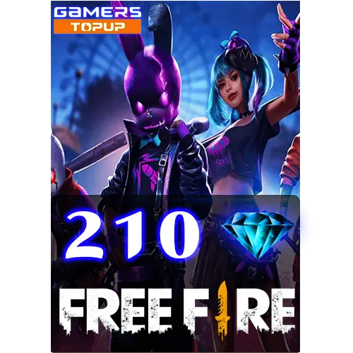 Free Fire 210 Diamonds Direct Top up - [ Only Player ID Required ]
