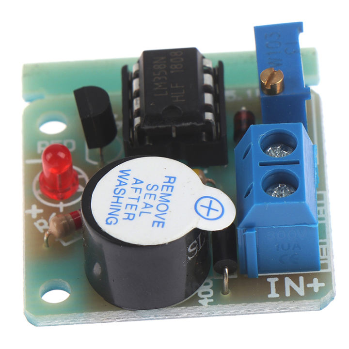 Anti Over Discharge Low Voltage Protection Module Audible Alarm Buzzer 9V 12V XUANTING