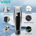 VGR V-030 Professional Hair Trimmer USB Rechargeable Hair Cutting Machine For Men Hair & Beard Trimmer / Clippers (Black). 
