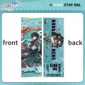Honkai Star Rail Anime Laser Ticket Cards Dan Heng Kafka Card Self Made Paper Card Creative Photocard Collection Postcard Gift. 