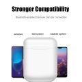 i12 TWS Pods Inpods12  White/Blue/Black - With Mic -Waterproof Portable Earbuds Full Set with Box For IOS,Android and All Mobiles -Features I7s,i11,i12,i15,i18, airdots. 