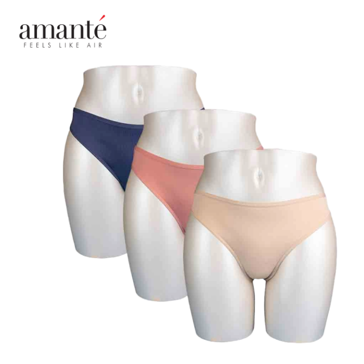 Amante Microfiber Thong Panty Pack (x3 Pcs)
