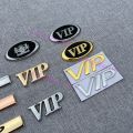 Car VIP Metal Sticker Word Mark Tail Side Fender Box Cover Body Scratch. 