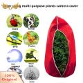 SuperRide Plant Frost Protection Fabric Adjustable Drawstring Frost Blanket for Garden Plants Winter Protection Cover with Zipper Freeze Protection Bag for Trees Shrubs Buyers' Choice Non- Fabric Plant. 
