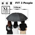 Umbrella / Payung / Auto Open Golf Umbrella 135CM / Payung Besar / Umbrella XXL / Foldable Umbrella / Payung Lipat. 