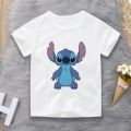 Disney Children T-shirts Summer Lilo and Stitch Cartoon Printing Boy Girl Short Sleeve Comfortable T Shirts Kids Fashion Casual. 