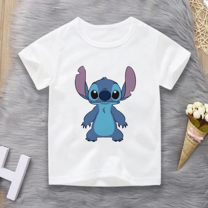 Disney%20Children%20T-shirts%20Summer%20Lilo%20and%20Stitch%20Cartoon%20Printing%20Boy%20Girl%20Short%20Sleeve%20Comfortable%20T%20Shirts%20Kids%20Fashion%20Casual%20-%20Image%202