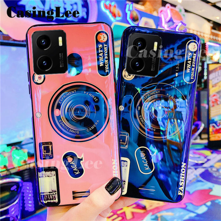 CasingLee For VIVO Y15S Case Shockproof Blu-ray Cute Camera