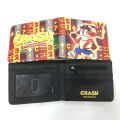 Classic Game Crash Bandicoot Wallet Crazy Trilogy Student Short Two-Fold Wallet. 