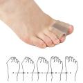 1 PC Washable Double Hole Toe Corrector Hallux Eversion Fixer Unisex Toe Valgus Immobilizer Foot Care Supply for Men Women. 