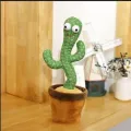 New Arrival’s Plush Dancing Cactus Kid Toy Children Gift Songs Singing Voice Recording Speaking Luminous Twisting Plush Funny Toy. 