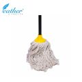 COTTON MOP 250g WITH 120CM PLASTIC COATED METAL HANDLE - FEATHER BRAND. 