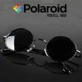 Polarized Round Modern Mari Design Sunglasses Unisex UV400 Lens with 2 Cloth pouch. 