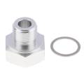 Oil Water Pressure Temp Sensor Adapter M16x1.5 -1/8 NPT NEW SLIVER W/ Gasket. 