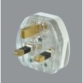 Orange Electric X5 13A Square Pin UK Type Plug Top With Safety Fuse. 