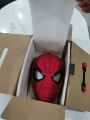 Mascara Spiderman Headgear Cosplay Moving Eyes Electronic Mask Spider Man 1:1 Remote Control Elastic Toys for Adults Kids Gift. 