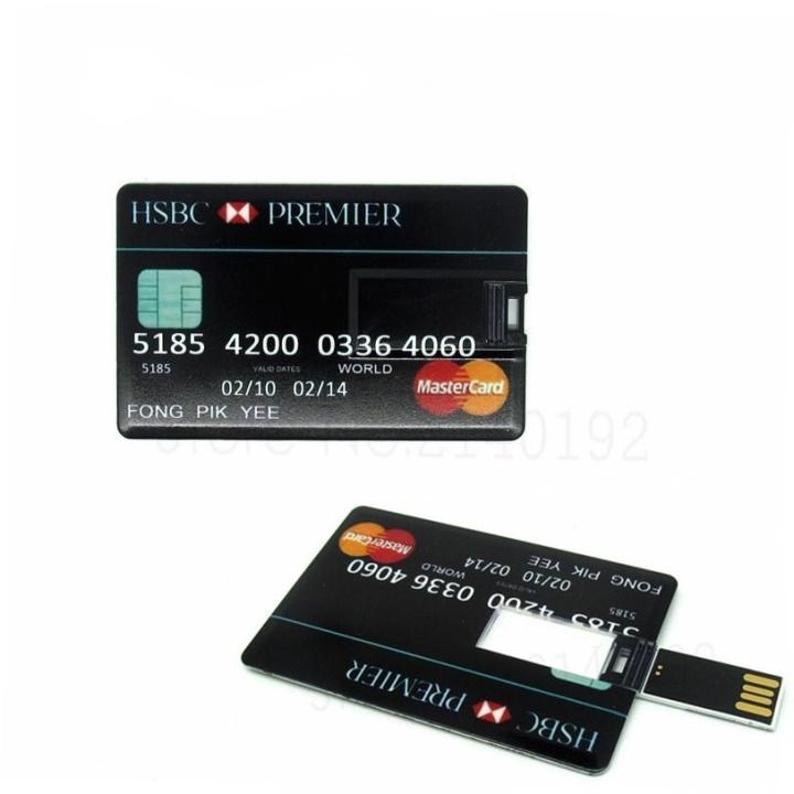 Usb Flash Drive Credit Card 4gb
