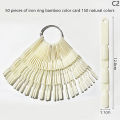 Nail Color Card For Nail Art Display False Tips Swatch Gel Nail Polish Stand Tips Practice Manicure Tools For False Tips Queena. 
