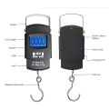 Digital Luggage Scale, Rechargeable, 100 lb / 50 kg Luggage Scale, Hanging Scale, Fishing Scale with Backlit LCD Display, Tape Measure, Suitable for Travel, Family Life and Outdoor Use. 