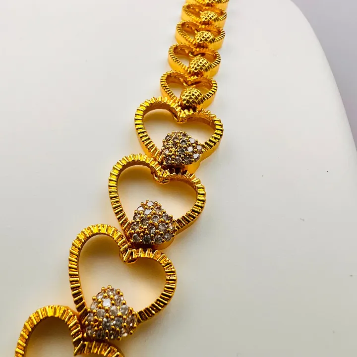 Gold%20Plated%20neklas%20Beautiful%20hart%20shape%20fashion%20new%20design%20necklace%20and%20earring%20with%20fixed%20stone%20for%20women%20and%20girls%20%5Bwith%20free%20box%5D%20-%20Image%203