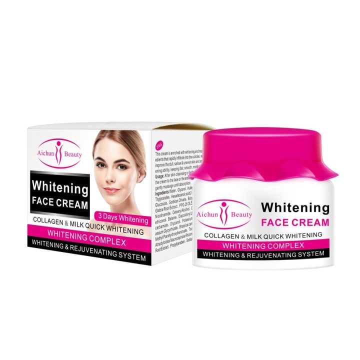 Aichun Beauty Face Cream 60Ml Collagen Milk Quick Rejuvenating System Skin Brightening