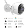 EZVIZ Outdoor Security Camera Dual Lens 1080P, Excellent Color Night Vision, Active Light & Siren Alarm with PIR Motion Detection, Weather Proof, Two-way Talk, the First Dual Lens Security 2.8mm Camera(C3X). 