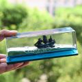 Floating Pirates Ship Wave Cruise Ship Decoration, Car Interior Dashboard Decoration Floating Ship Titanic and Pirates of Carrabin Ship Stress relief. 
