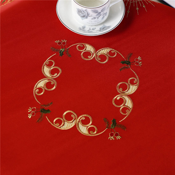 3X%20Christmas%20Embroidered%20Table%20Cloth,Hollow-Out%20Round%20Table%20Cloth,for%20Restaurant%20Dinning%20Party%20Banquet%20Events,33%20Inch%20-%20Image%204