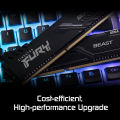 Kingston Fury Beast 16 GB 3200 MHz DDR4 CL16 Desktop Memory Single Module KF432C16BB/16. 