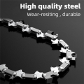 4 Pack 14 Inch Chainsaw Chain Set 52 Drive Links, 0.05In Gauge, 3/8Inch LP Pitch, 14-Inch Replacement Chainsaw Chains Low Set. 