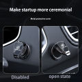 [New Style] Car Interior Engine Ignition Start Stop Button Protective Cover Decorative Sticker Car Interior Accessories for Land Rover Defender Range Rover Discovery 4 3 2 1. 