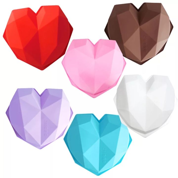 3D%20Diamond%20Heart%20Shape%20Silicone%20Mold%20Chocolate%20Cookie%20Sponge%20Mousse%20Mould%20Dessert%20Cake%20Decorating%20Tools%20-%20Image%203
