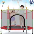 Trampoline jump outdoor and indoor trampoline play games for kids. 