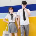 ( Single Piece /1 Optional Set ) College Style School Uniform Suit Small Age Business Attire South Korea Sailor Suit Summer Uniform Skirt. 