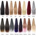 30Inch Freetress Deep Twist Crochet Hair Ombre Afro Curls Synthetic Crochet Hair Long Curly Crochet Braiding Hair American. 