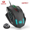 REDRAGON M908 Impact USB wired RGB Gaming Mouse 12400 DPI 17 buttons programmable game Optical mice for Computer PC Laptop. 