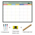 A3 Dry Erase Magnetic Monthly Weekly Planner Calendar Markers Whiteboard,Fridge Magnet Daily Message Memo Refrigerator Sticker. 