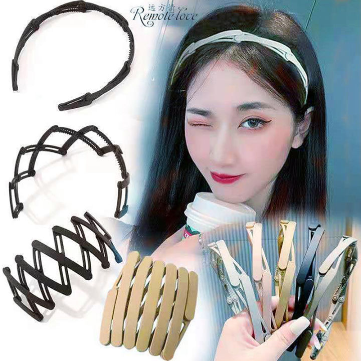Non%20Slip%20Retractable%20Foldable%20Hairbands%20New%20Hair%20Accessories%20Headdress%20Hairpins%20Headband%20Unisex%20BOYUAN%20-%20Image%202