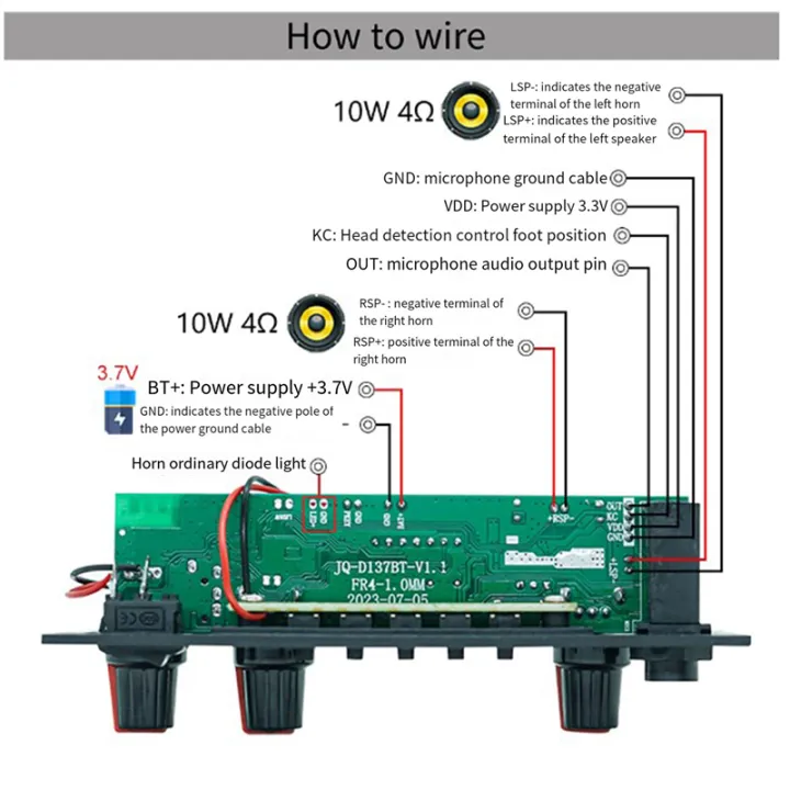Amplifier%20Board%202%20X%2010W%20Bluetooth%20Mp3%20Decoding%20Board%20Trolley%20Audio%20Player%20Car%20Bluetooth%20Module%20Parts%20A%20-%20Image%202