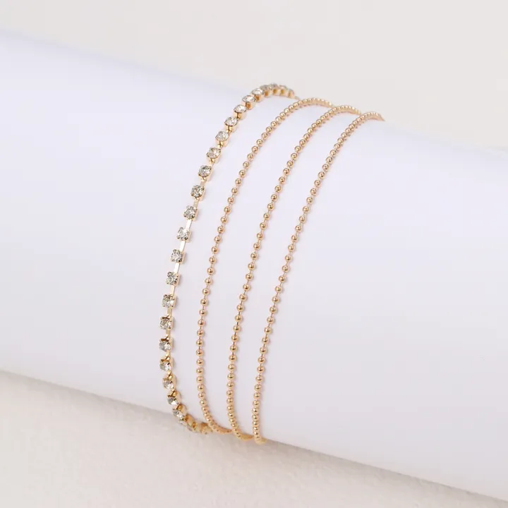 Enacolor%20%20%20Summer%20Beach%20Anklets%20Metal%20Chain%20Bead%20Chain%20Anklets%20-%20Image%205