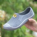 ） New Lazy Cool Korean Style Shoes Hole Shoes Beach Toe Cap 2019 Rubber Shoes Men - Summer Breathable 、 Non-Slip 〕 Empty Plastic ]﹎. 