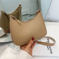 2022 New Solid Color Elegant Hobos Ladies Casual Underarm Bag Women's Handbags Retro. 