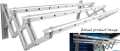 Retractable Cloth Rack and (StainlessSteel/Aluminum) Bar. 