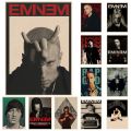 The Famous American Rapper Eminem Art Poster and Print Retro Room Decor Wall Art Picture Wall Decor Living Room Home Decoration. 